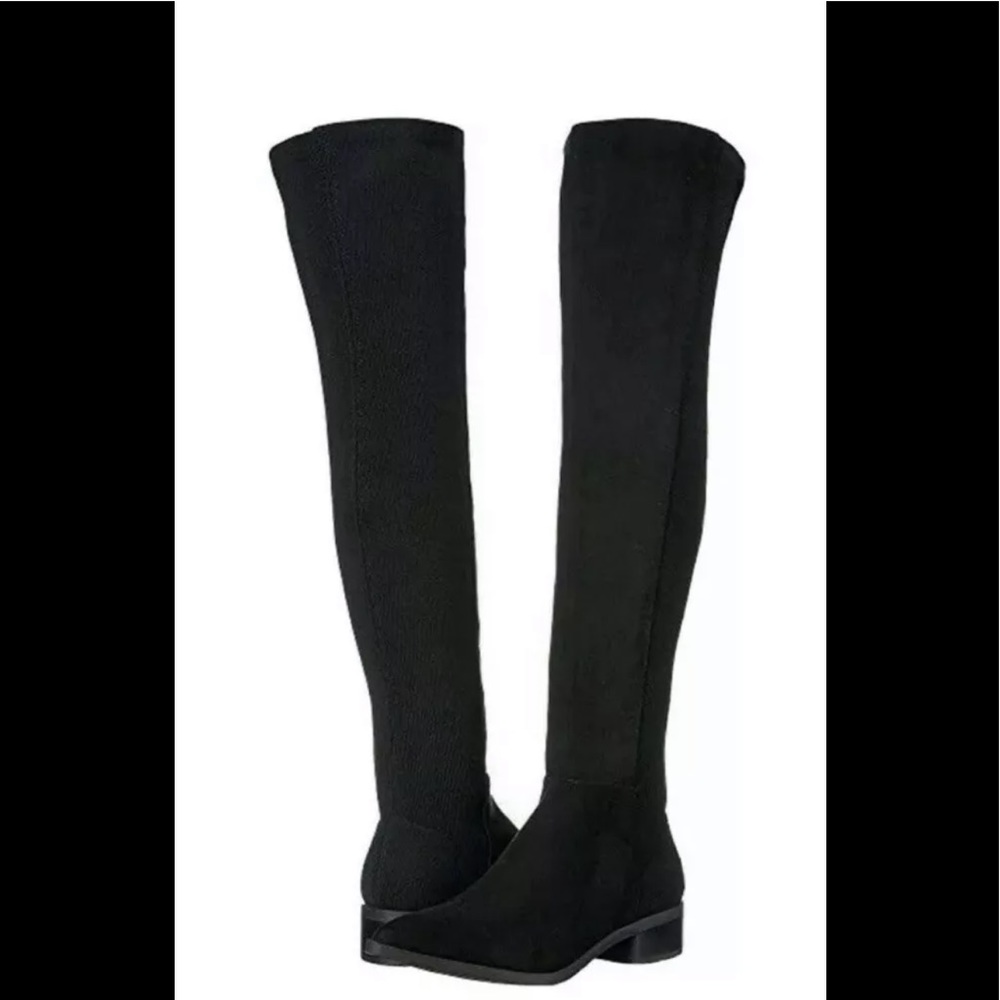 Steve Madden Jolly Over-The-Knee Boots Black 6.5